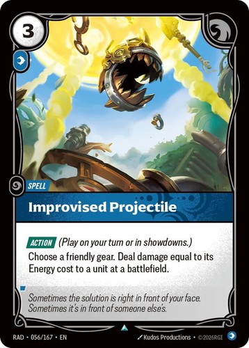 Improvised projectile - projectile,